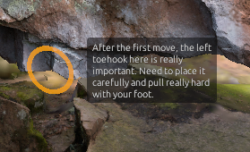 Climbing note example